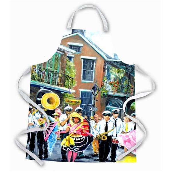 Carolines Treasures New Orleans French Quarter Frolic Apron MW1246APRON - main